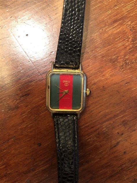 vintage gucci bracelet watch|authentic vintage gucci watch.